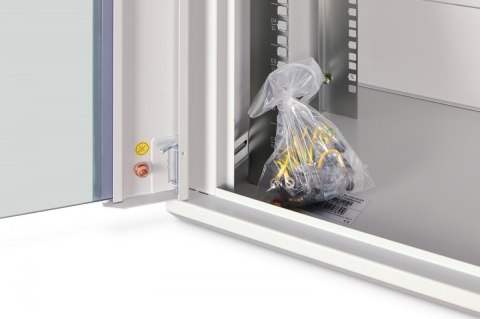 Digitus Szafa sieciowa wisząca Dynamic 19" 16U rack 785x600x450mm, drzwi szyba, szara, niezłożona, 60kg