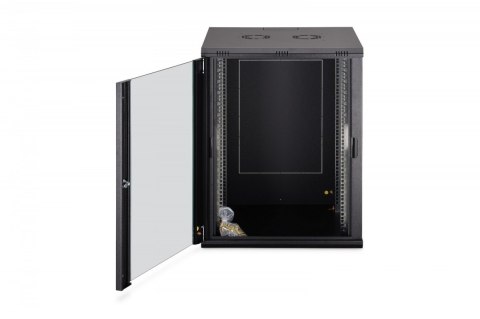 Digitus Szafa sieciowa wisząca Dynamic 19" 16U rack 785x600x600mm, drzwi szyba, czarny, niezłożona, 60kg