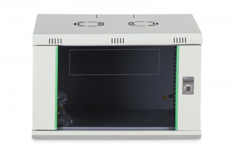 Digitus Szafa sieciowa wisząca Dynamic 19" 7U rack 385x600x450mm, drzwi szyba, szara, niezłożona, 60kg