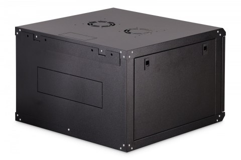 Digitus Szafa sieciowa wisząca Dynamic 19" 7U rack 385x600x600mm, drzwi szyba, czarna, niezłożona, 60kg
