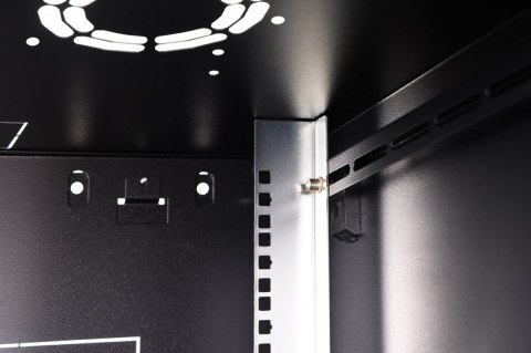 Digitus Szafa sieciowa wisząca Dynamic 19" 7U rack 385x600x600mm, drzwi szyba, czarna, niezłożona, 60kg