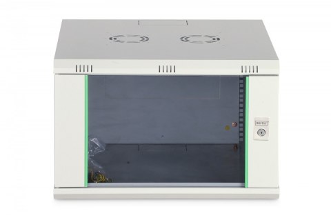 Digitus Szafa sieciowa wisząca Dynamic 19" 7U rack 385x600x600mm, drzwi szyba, szara, niezłożona, 60kg