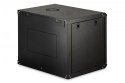 Digitus Szafa sieciowa wisząca Dynamic 19" 9U rack 474x600x450mm, drzwi szyba, czarna, niezłożona, 60kg