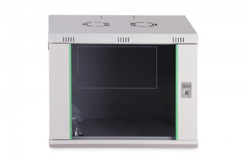 Digitus Szafa sieciowa wisząca Dynamic 19" 9U rack 474x600x450mm, drzwi szyba, szara, niezłożona, 60kg