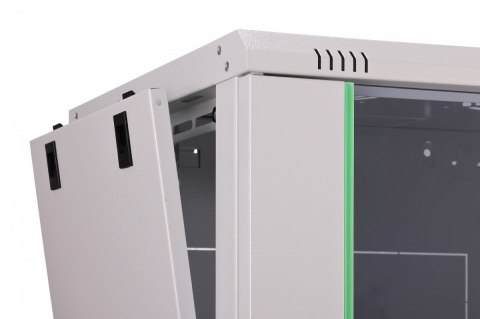 Digitus Szafa sieciowa wisząca Dynamic 19" 9U rack 474x600x450mm, drzwi szyba, szara, niezłożona, 60kg