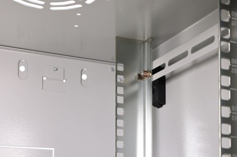 Digitus Szafa sieciowa wisząca Dynamic 19" 9U rack 474x600x450mm, drzwi szyba, szara, niezłożona, 60kg