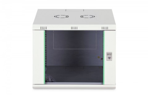 Digitus Szafa sieciowa wisząca Dynamic 19" 9U rack 474x600x600mm, drzwi szyba, szara, niezłożona, 60kg