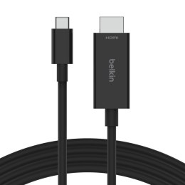 Kabel Belkin Connect USB-C to HDMI 2.1 Cable 2m Black (WYPRZEDAŻ)