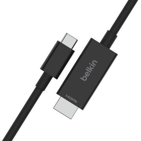 Kabel Belkin Connect USB-C to HDMI 2.1 Cable 2m Black (WYPRZEDAŻ)