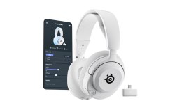 Słuchawki Steelseries Arctis Nova 5P Wireless Zestaw słuchawkowy Bezprzewodowy Opaska na głowę Gaming USB Type-C Bluetooth Biały
