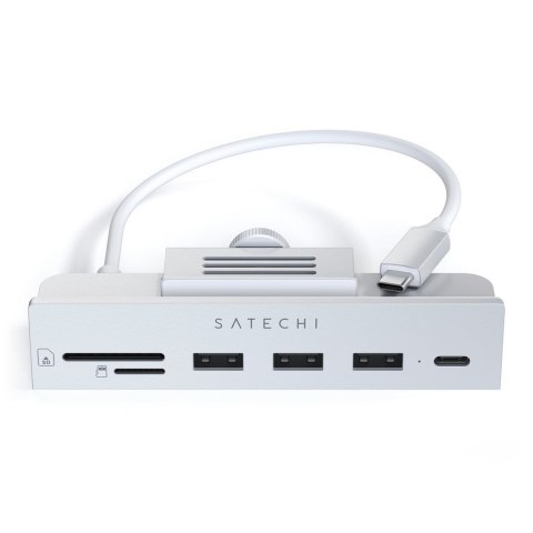 Satechi Aluminum USB-C Clamp Hub Pro dla Apple iMac (6 in 1)