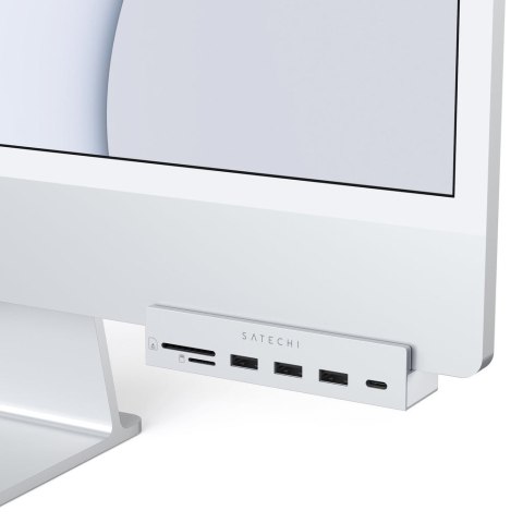 Satechi Aluminum USB-C Clamp Hub Pro dla Apple iMac (6 in 1)