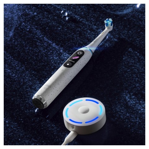 Szczoteczka do zębów ORAL-B iO Series 10 Stardust White elektryczna + ładowarka iO Sense Biały