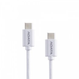 Adata Kabel USB-C do USB-C 2.0/100W 100cm biały