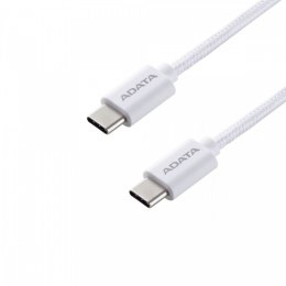 Adata Kabel USB-C do USB-C 2.0/100W 100cm biały