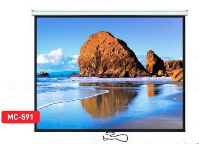 Ekran Maclean MC-591 (ścienny; rozwijane ręcznie; 4:3) (WYPRZEDAŻ)