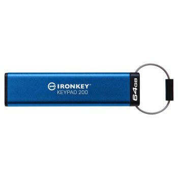 Kingston IronKey Keypad 200 64GB USB 3.0 AES Encrypted