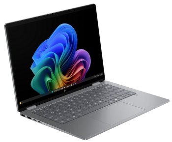 Laptop HP OmniBook X Flip 2-in-1 NG AI 14-fk0003nw - Ryzen AI 7 350 | 14''-3K-OLED-Dotyk | 32GB | 1TB | Win11Home | Srebro meteo
