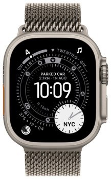 Apple Watch Ultra 3 GPS + Cellular, koperta 49 mm z tytanu w kolorze naturalnym, bransoleta mediolańska z tytanu w kolorze natur