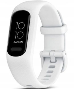 Garmin vivosmart 5 z czujnikiem tętna HRM Elevate Ox - rozmiar normalny (czarny / biały pasek)