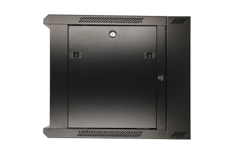 Extralink Szafa rack 6U 600x600 AZH Czarna montowana na ścianie, dwusekcyjna