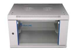 Extralink Szafa rack 6U 600x600 Szara montowana na ścianie
