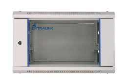 Extralink Szafa rack 6U 600x600 Szara montowana na ścianie