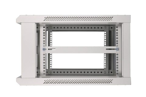 Extralink Szafa rack 6U 600x600 Szara montowana na ścianie