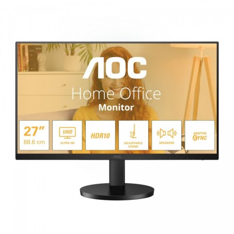 Monitor AOC U27B3AF (27" /TFT IPS /60Hz /3840 x 2160 /Czarny)