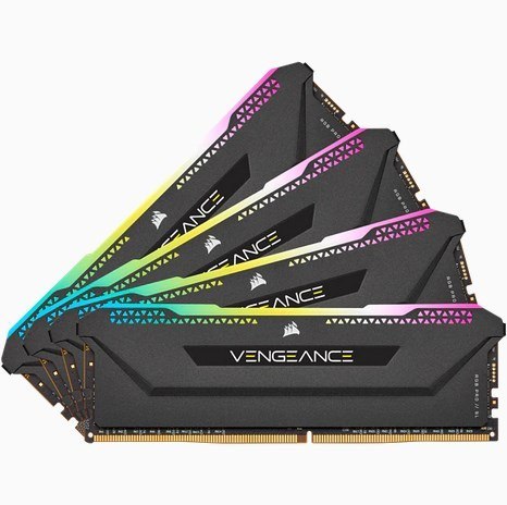 Zestaw RAM DDR4 64 GB PC 3200 CL16 CORSAIR ZESTAW (4x16GB) Vengeance RGB sprzedaż detaliczna