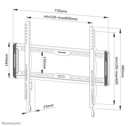 Uchwyt do TV NEOMOUNTS BY NEWSTAR WL30-550BL16 (nośność 70kg /40 - 75 cali)