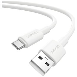 Kabel USB Usams U90 USB-A/USB-C 1m 3A biały