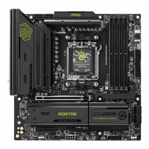 Płyta MSI MAG B850M MORTAR WIFI /AMD B850/DDR5/SATA3/M.2/USB3.2/WiFi/BT/PCIe5.0/AM5/mATX