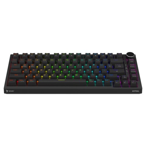 Savio Klawiatura magnetyczna ASTRAL Black OUTEMU White jade RGB