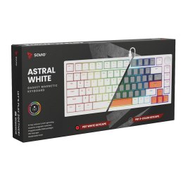 Savio Klawiatura magnetyczna ASTRAL White OUTEMU White jade RGB