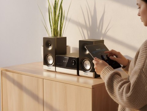 Mikrowieża BLAUPUNKT MS40.2BT, czarny