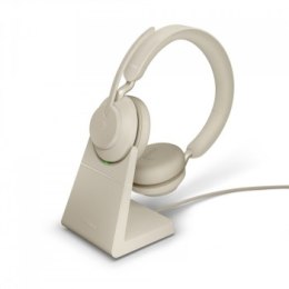 Zestaw słuchawkowy Jabra Evolve 2 65 MS Stereo StAndroid Beige - (26599-999-988)