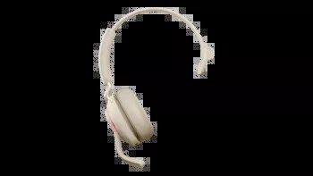 Słuchawki - Słuchawki bezprzewodowe Jabra Evolve 2 65 UC Mono Stand Beige - 26599-889-888