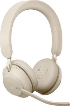 Słuchawki - Słuchawki bezprzewodowe Jabra Evolve 2 65 UC Stereo Beige - 26599-989-998