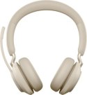 Słuchawki - Słuchawki bezprzewodowe Jabra Evolve 2 65 UC Stereo Beige - 26599-989-998