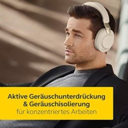 Słuchawki - Słuchawki bezprzewodowe Jabra Evolve 2 85 UC Stereo Stand Beige - 28599-989-888