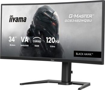 Iiyama G-Master GCB3482WQSU-B1 Black Hawk - 34'' | VA | UWQHD | 0.6ms | 120Hz