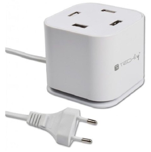 Ładowarka TECHLY IPW-USB-CUB496(4x USB\2400mA\5V)