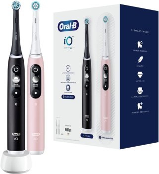 Szczoteczki - Oral-B iO Series 6 Duo Black Rose