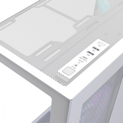 MODECOM Obudowa Volcano Space XL ARGB Full Tower 5 wentylatorów, biała
