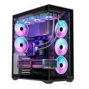 MODECOM Obudowa Volcano Space XL ARGB Full Tower 5 wentylatorów, czarna
