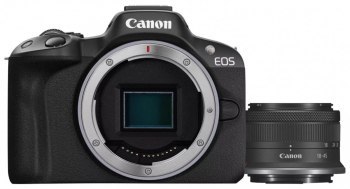 Aparat fotograficzny - Canon EOS R50 + RF-S 18-45mm + RF 75-300mm