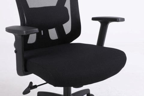 Ergonomiczny fotel biurowy ACTIVEJET T5 czarny (WYPRZEDAŻ)
