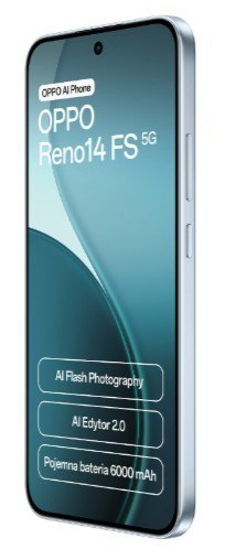 Oppo Smartfon Reno14 FS 5G 12/ 512GB Niebieski CPH2743