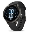 Garmin Venu 4 41mm Slate z silikonowym paskiem w kolorze Black